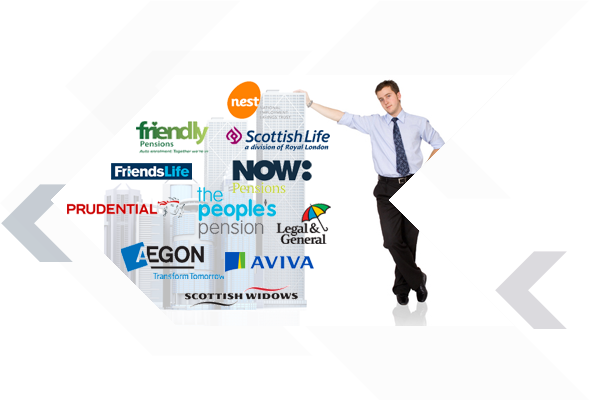 Support for all major UK pension providers